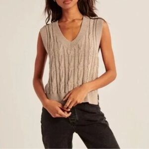 Abercrombie and  Fitch Cable knit chunky